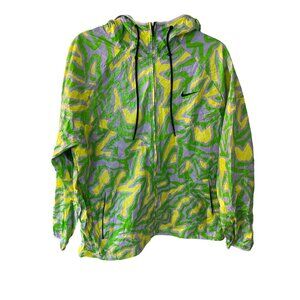 Nike Men Swoosh Itax Multicolor Lightweight Windbreaker Jacket Size M Retro Y2K